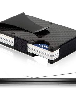 carbon fiber EDC minimalist wallets for promo branded giveaway