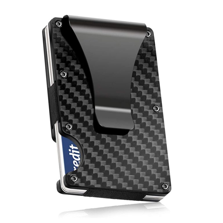 RFID Blocking Carbon Fiber Minimalist Wallet Promo Motive Branded