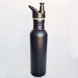 metal water bottle with pull top