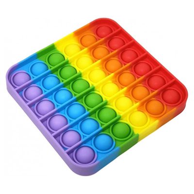 square silicone pop it fidget bubble toy