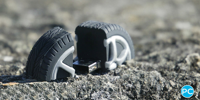 tire-shaped-custom-flash-drive