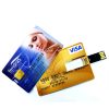 Personalized inexpensive credit card flash drive