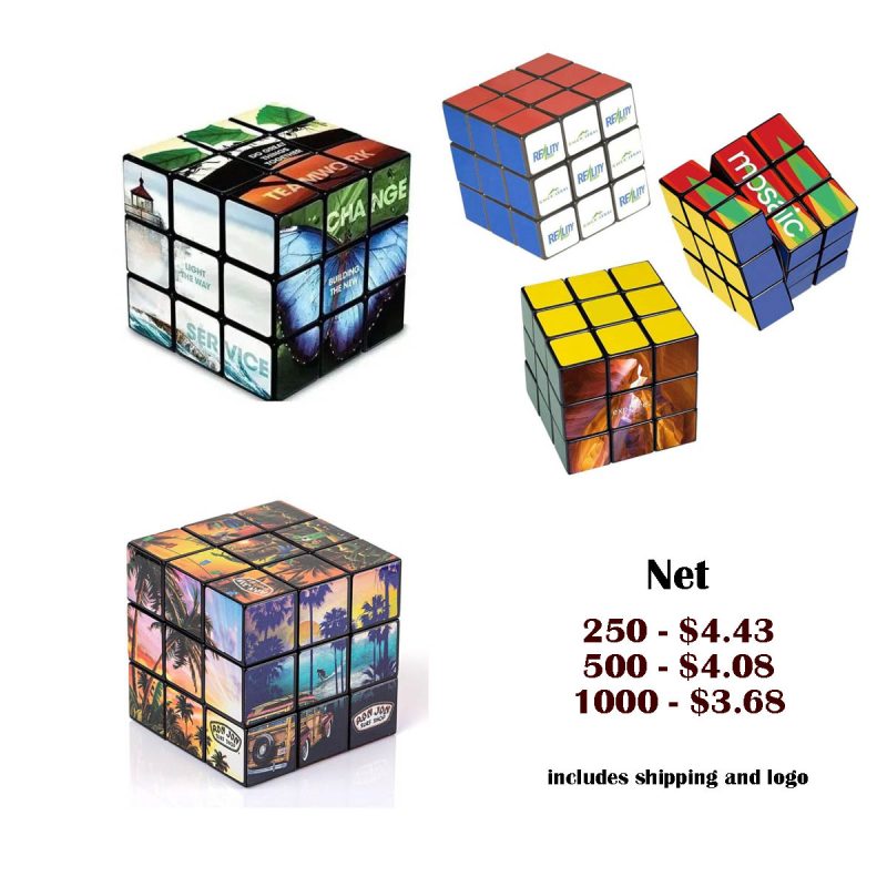 custom 4 full color rubiks cube
