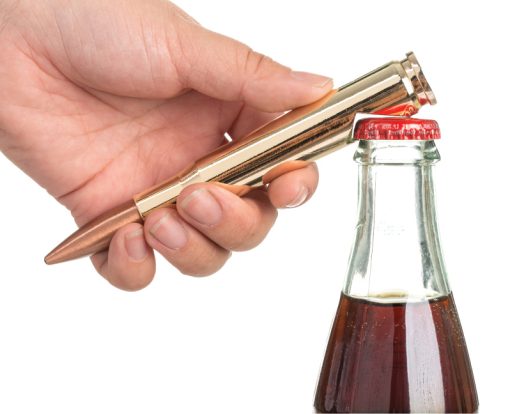 unique bottle opener made from a 50 caliber bullet for your logo