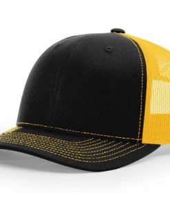 Richardson-112-Trucker-Black-Gold