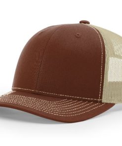 Richardson-112-Trucker-Brown-Khaki