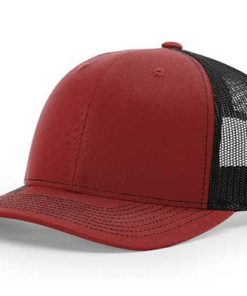 Richardson-112-Trucker-Cardinal-Black