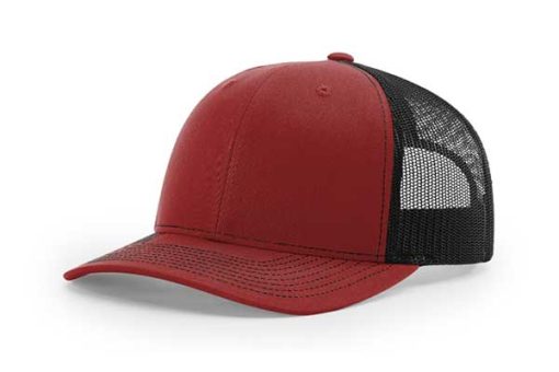 Richardson-112-Trucker-Cardinal-Black