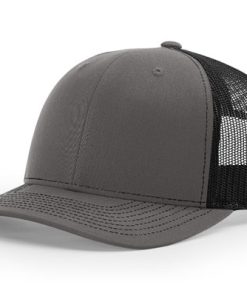 Richardson-112-Trucker-Charcoal-Black