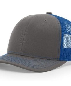 Richardson-112-Trucker-Charcoal-Royal