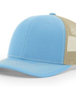 Richardson-112-Trucker-Columbiablue-Khaki