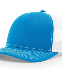 Richardson-112-Trucker-Cyan-White