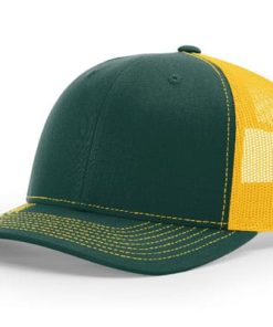 Richardson-112-Trucker-Darkgreen-Gold