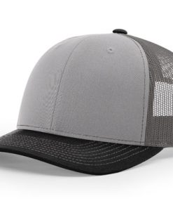 Richardson-112-Trucker-Grey-Charcoal-Black