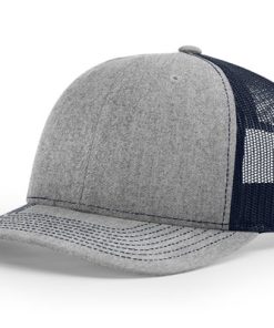 Richardson-112-Trucker-Heathergrey-Navy