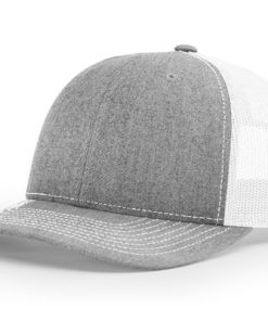 Richardson-112-Trucker-Heathergrey-White