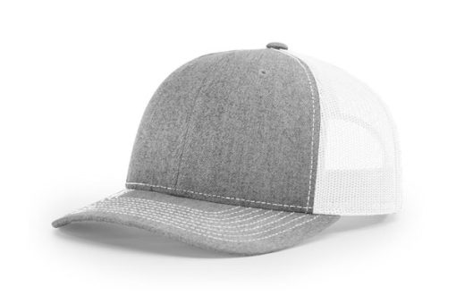 Richardson-112-Trucker-Heathergrey-White