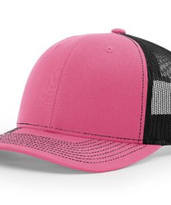 Richardson-112-Trucker-Hotpink-Black