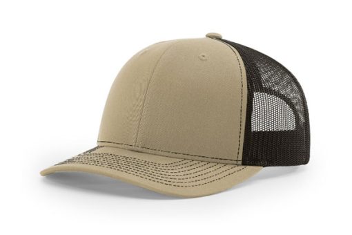 Richardson-112-Trucker-Khaki-Coffee