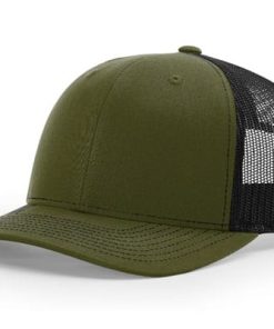 Richardson-112-Trucker-Loden-Black