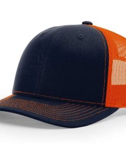 Richardson-112-Trucker-Navy-Orange