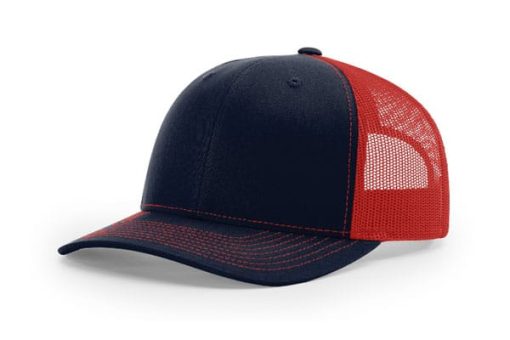 Richardson-112-Trucker-Navy-Red