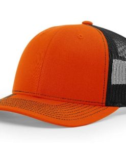 Richardson-112-Trucker-Orange-Black