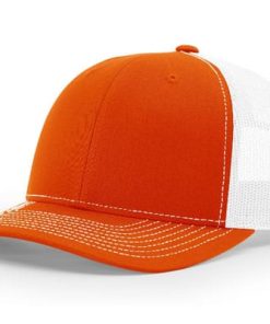 Richardson-112-Trucker-Orange-White