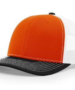 Richardson-112-Trucker-Orange-White-Black