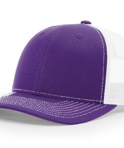 Richardson-112-Trucker-Purple-White