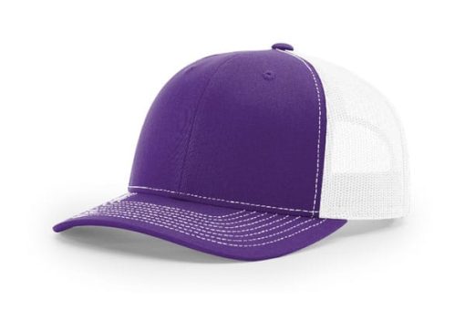 Richardson-112-Trucker-Purple-White