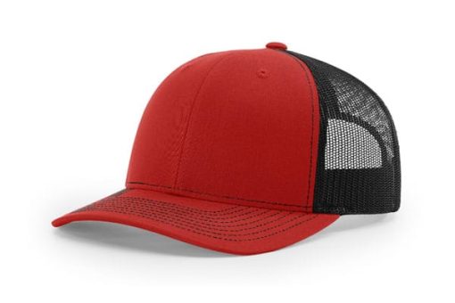 Richardson-112-Trucker-Red-Black