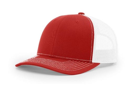 Richardson-112-Trucker-Red-White