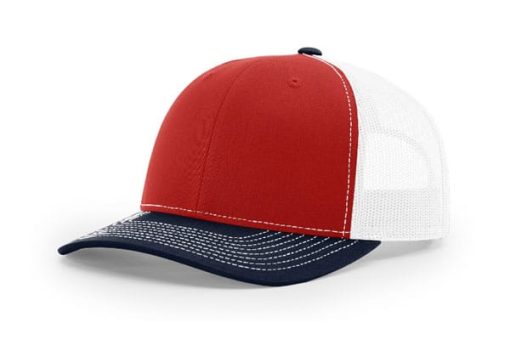 Richardson-112-Trucker-Red-White-Navy