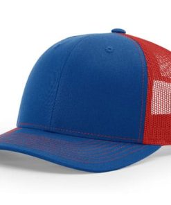 Richardson-112-Trucker-Royal-Red