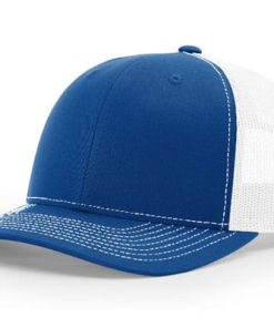 Richardson-112-Trucker-Royal-White