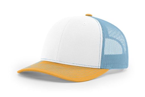 Richardson-112-Trucker-white-columbia-blue-yellow