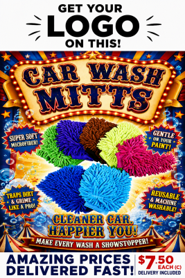 car wash mitts for marketing giveaways